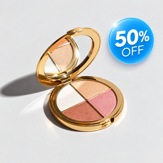 50% OFF SOLO POR HOY: SUPERGIRL 4 EN 1™ - Paleta Maquilladora de ojos y mejillas
