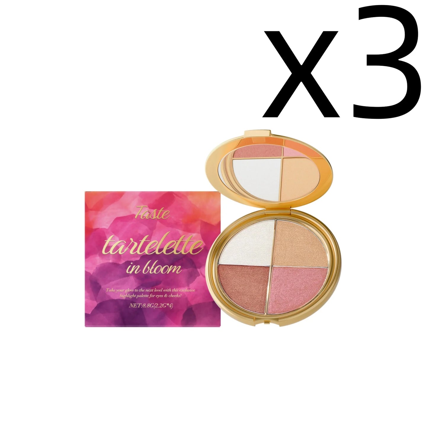 Paleta de ojos y mejillas