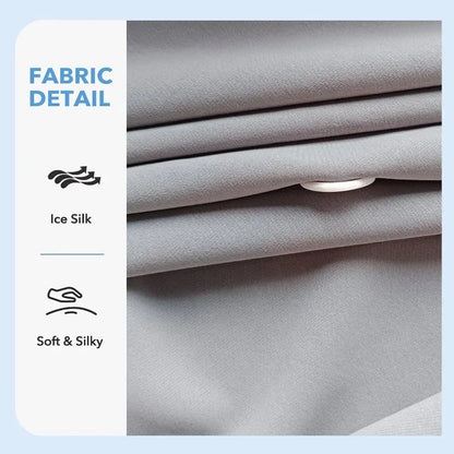 HTMCKButterfly Memory Foam Pillowcase Only, Tencel Smooth Pillow Cover, Anti-Wrinkle Skin-Friendly Pillow Protector with Zipper